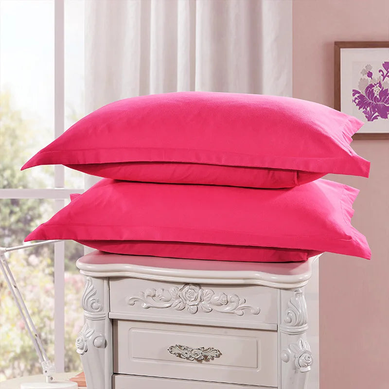 Soft Pillow Case in Solid Color