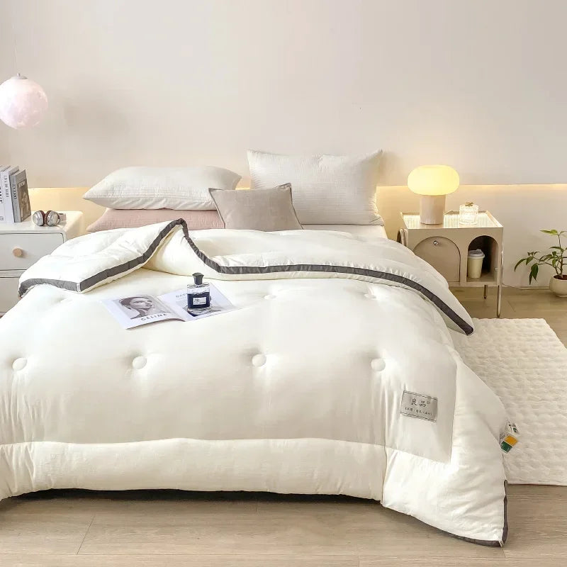 Soybean fiber cotton quilt with winter quilt core, new winter spring and autumn, all season universal, thickened and warm