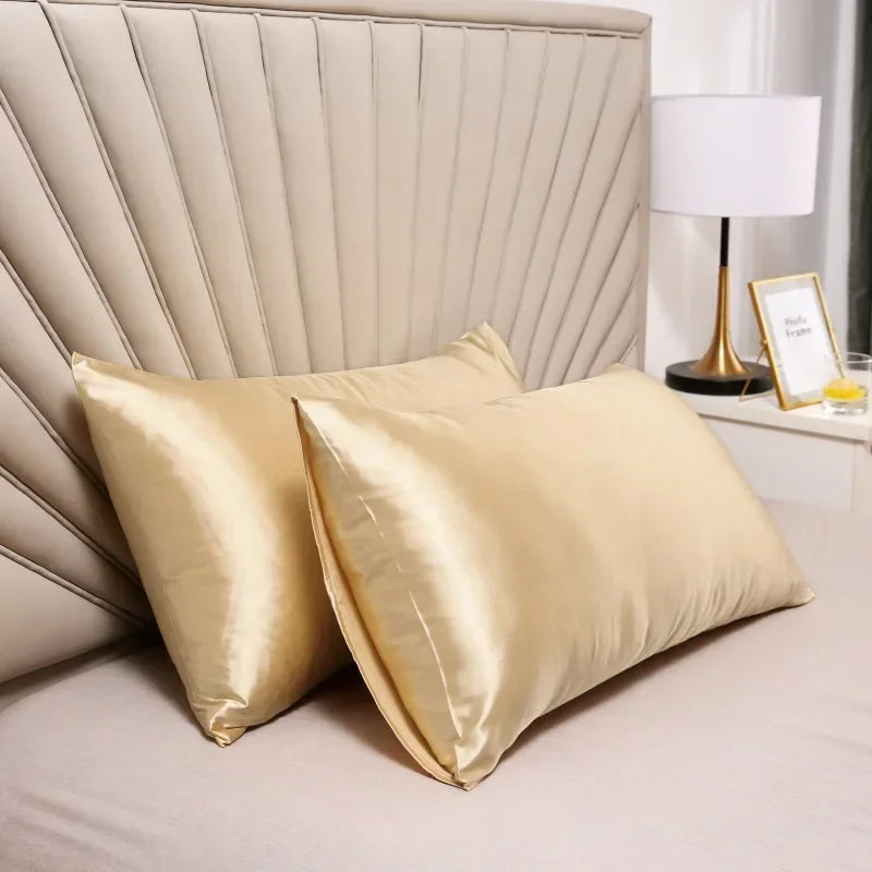 Luxury Silk Pillowcase – Hair & Skin Protection, 100% Natural Mulberry Silk