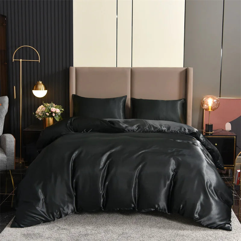 LUXURY Satin Duvet Cover Set