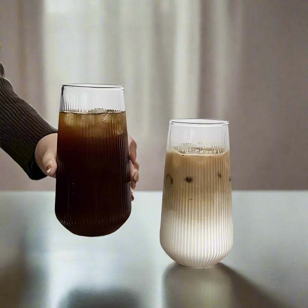 Vertical stripes Glass set