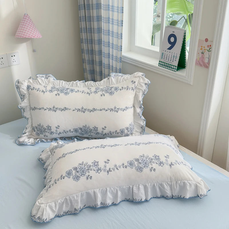 Korean Lace Duvet Cover Set