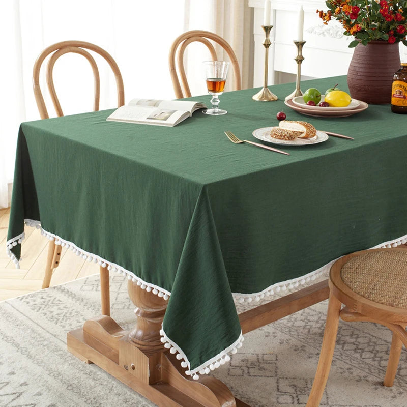 Minimalistic Cotton Tablecloth