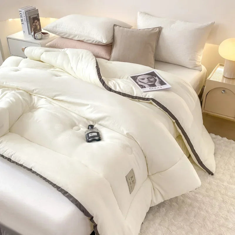 Soybean fiber cotton quilt with winter quilt core, new winter spring and autumn, all season universal, thickened and warm