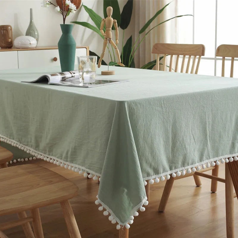 Minimalistic Cotton Tablecloth