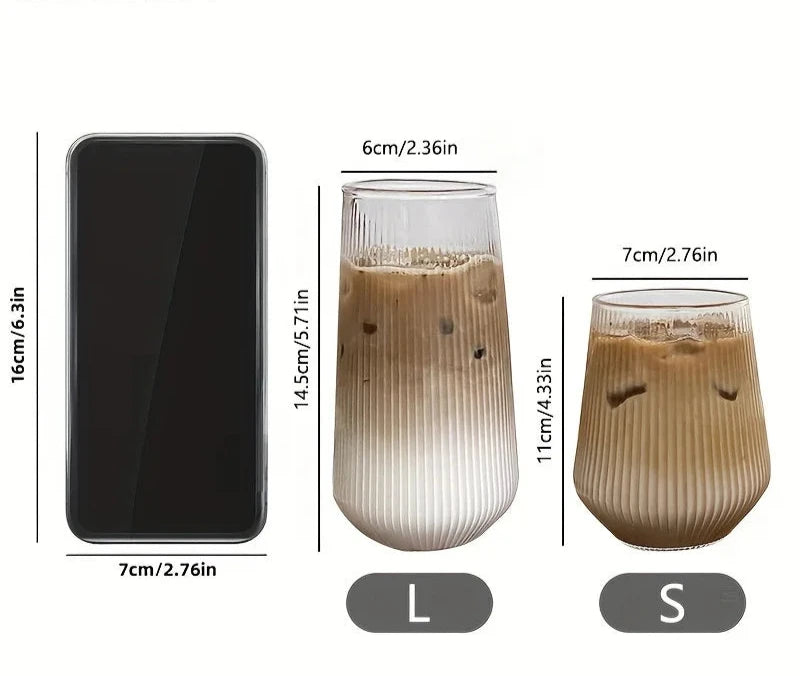 Vertical stripes Glass set