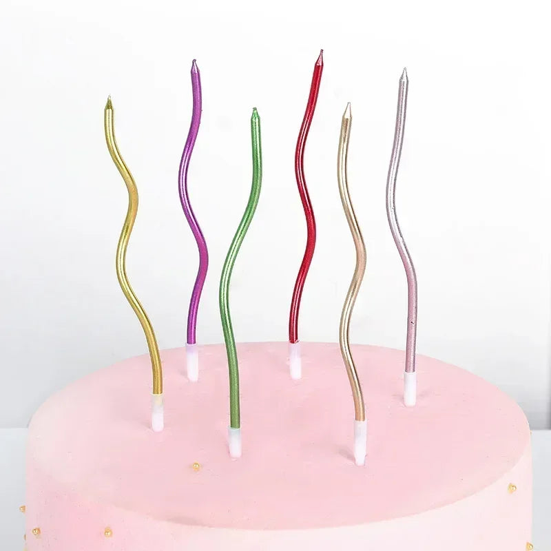 Curved Cake Candles set