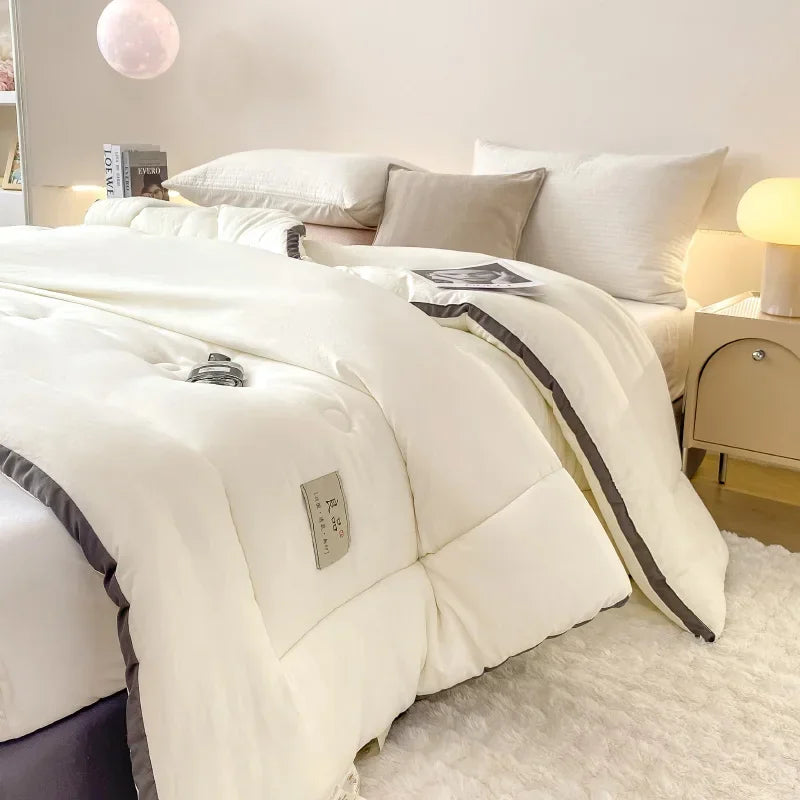 Soybean fiber cotton quilt with winter quilt core, new winter spring and autumn, all season universal, thickened and warm