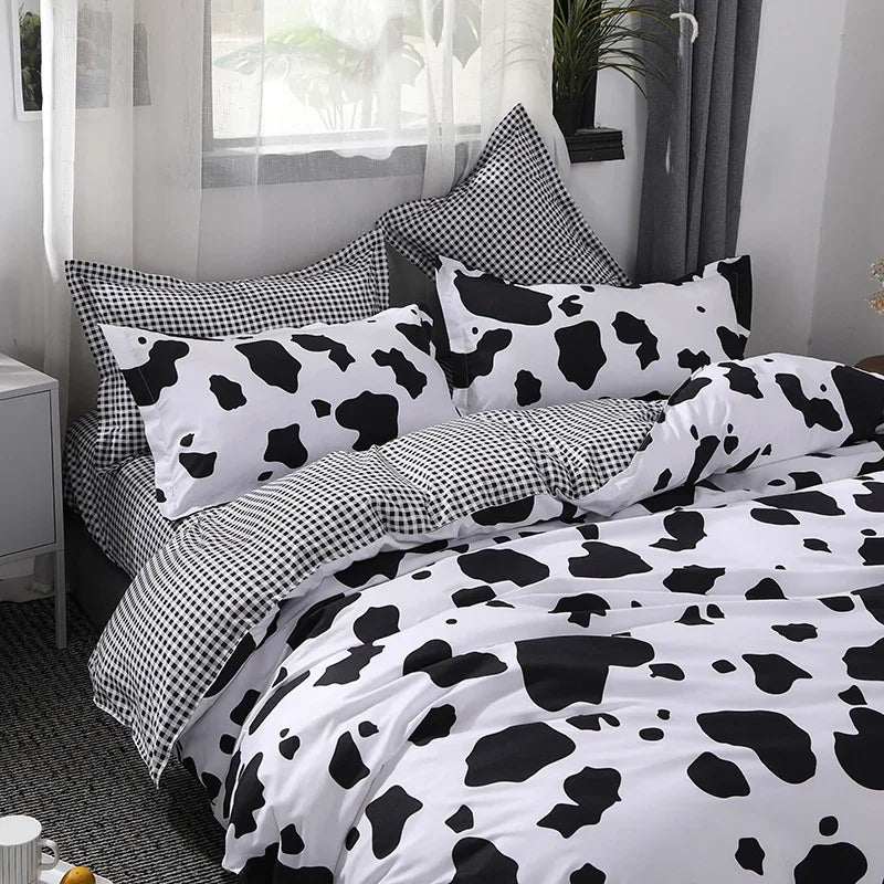 Cartoon, Animal & Sky Print Bedding Set
