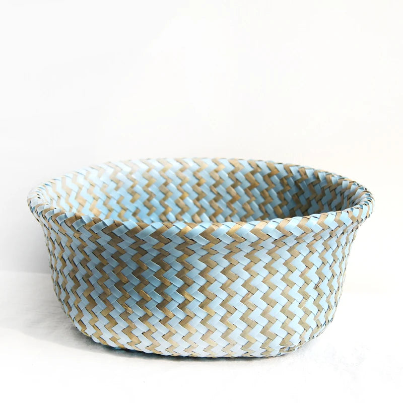 Boho Handmade Wicker Storage Baskets
