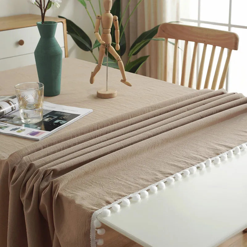 Minimalistic Cotton Tablecloth