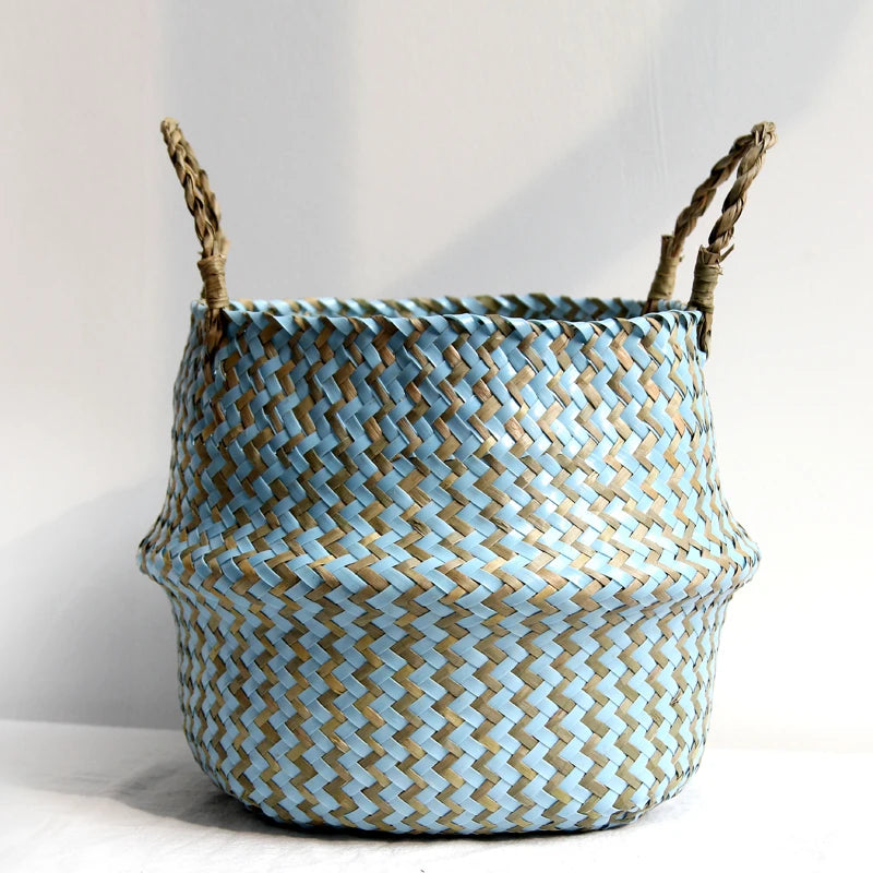 Boho Handmade Wicker Storage Baskets