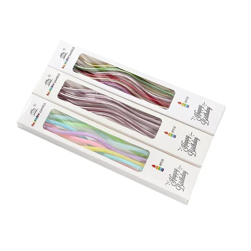 Curved Cake Candles set