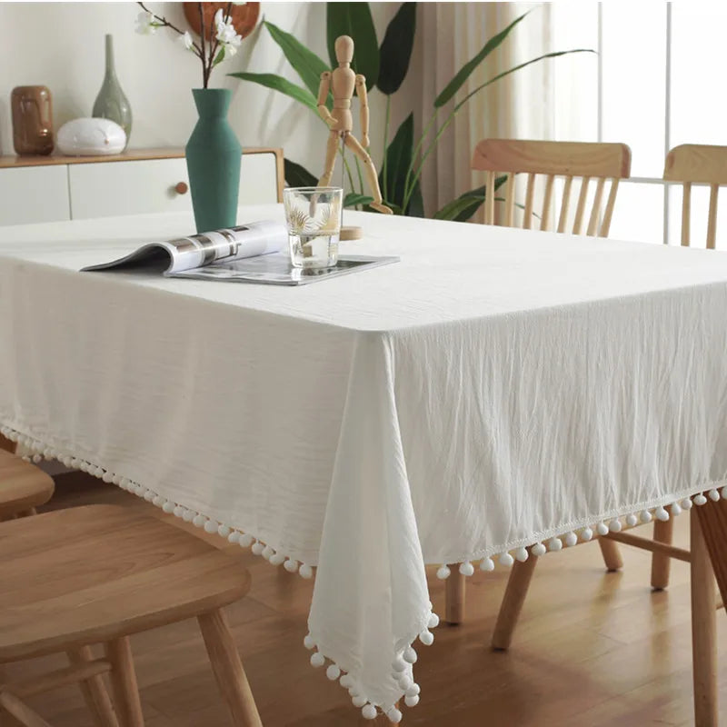 Minimalistic Cotton Tablecloth