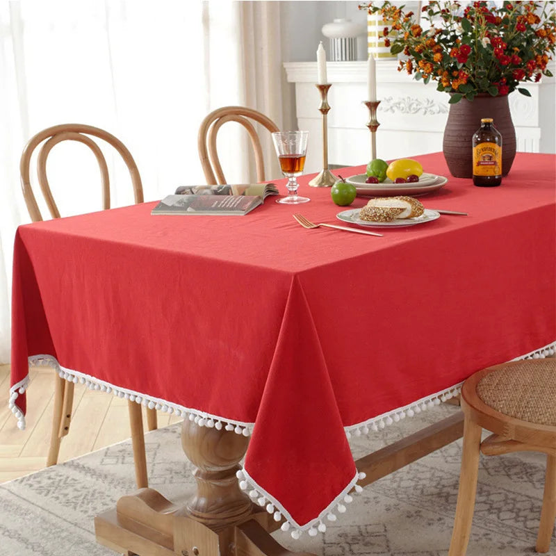 Minimalistic Cotton Tablecloth