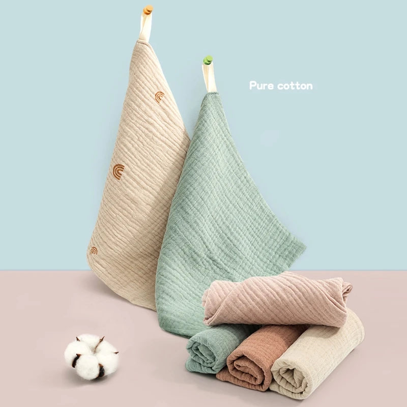 SOFT Square Cotton Baby Towels set