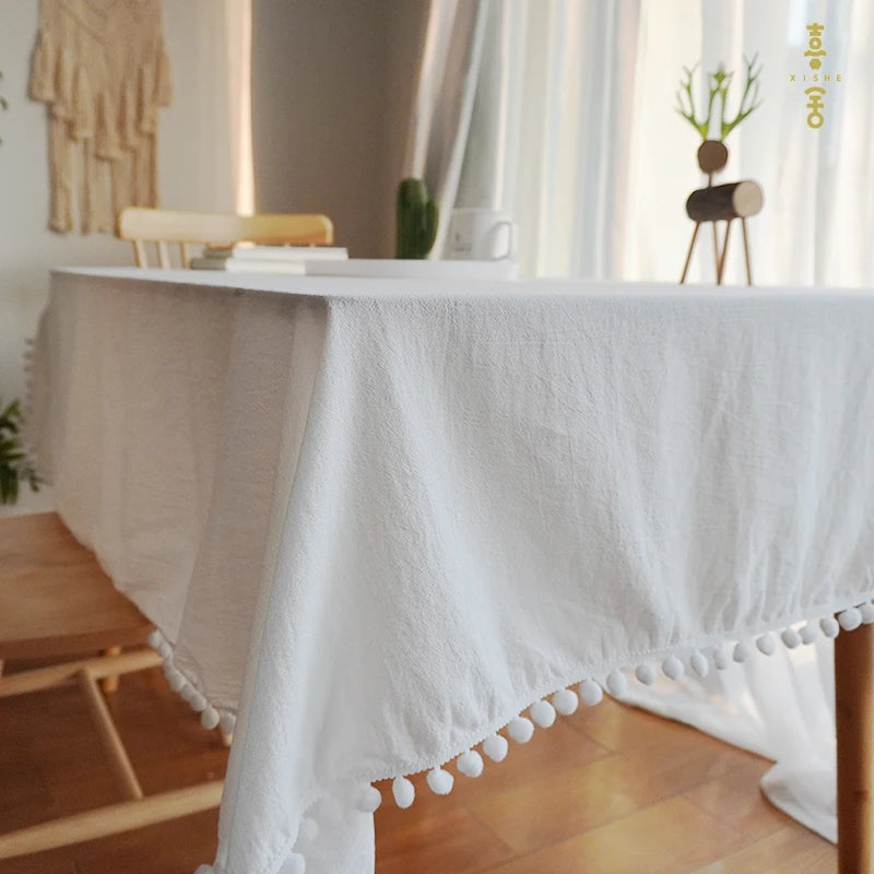 Minimalistic Cotton Tablecloth