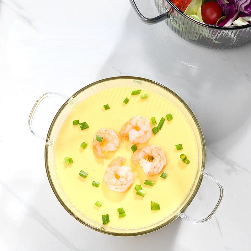Luxury Glass Saucepan with Lid