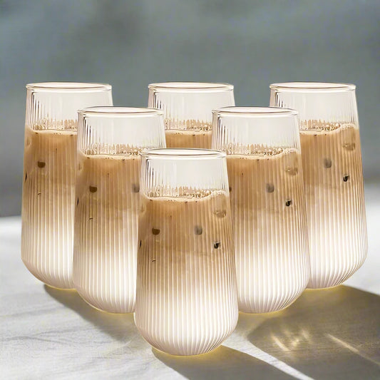 Vertical stripes Glass set