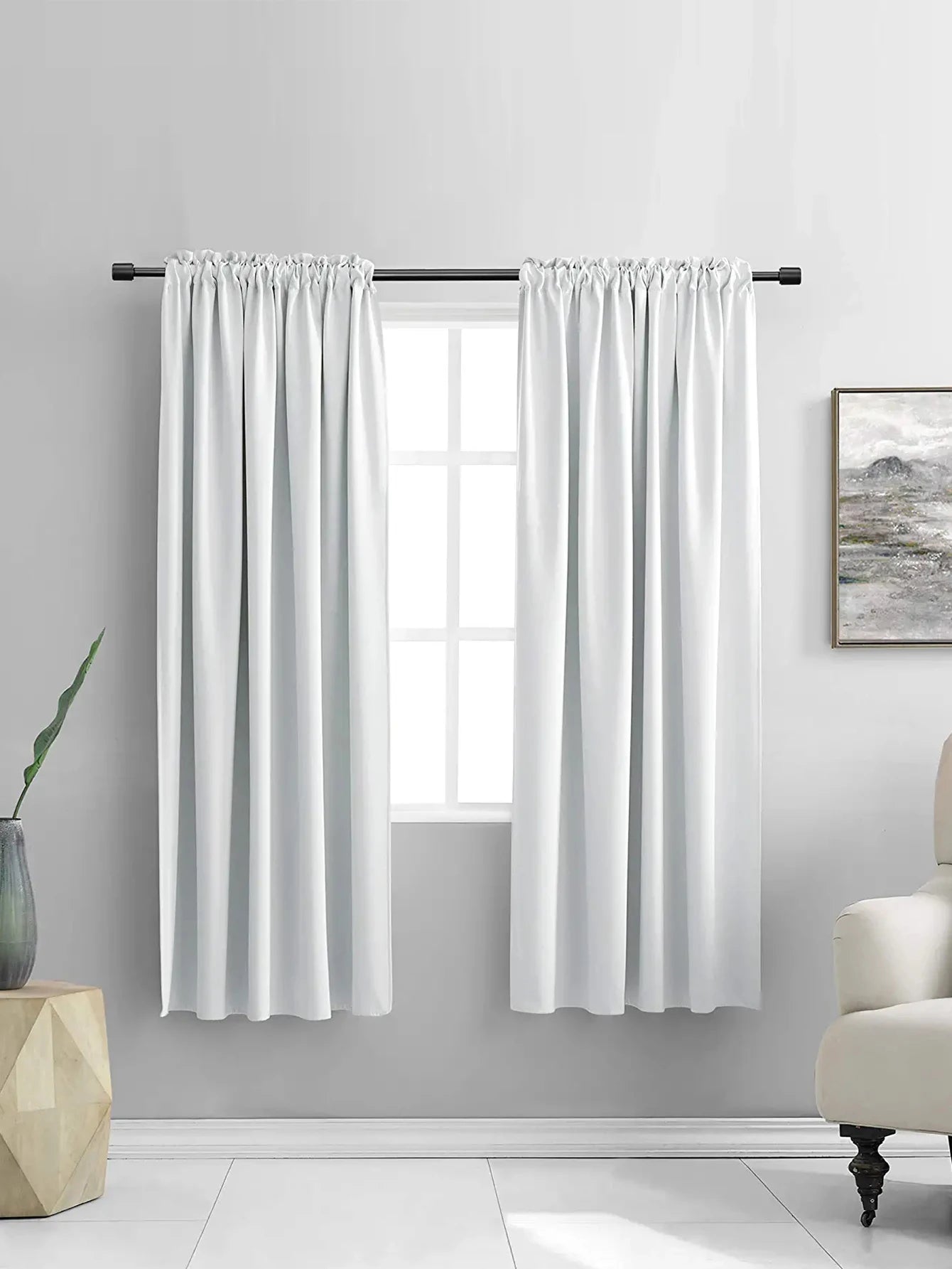 Beige Blackout Curtains